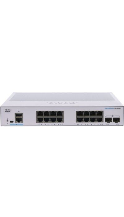 "Buy Online  Cisco Business CBS35016TE2G Managed Switch | 16 Port GE | EXt PS | 2X1G SFP | Limited Lifetime Protection (CBS35016TE2G) Networking"