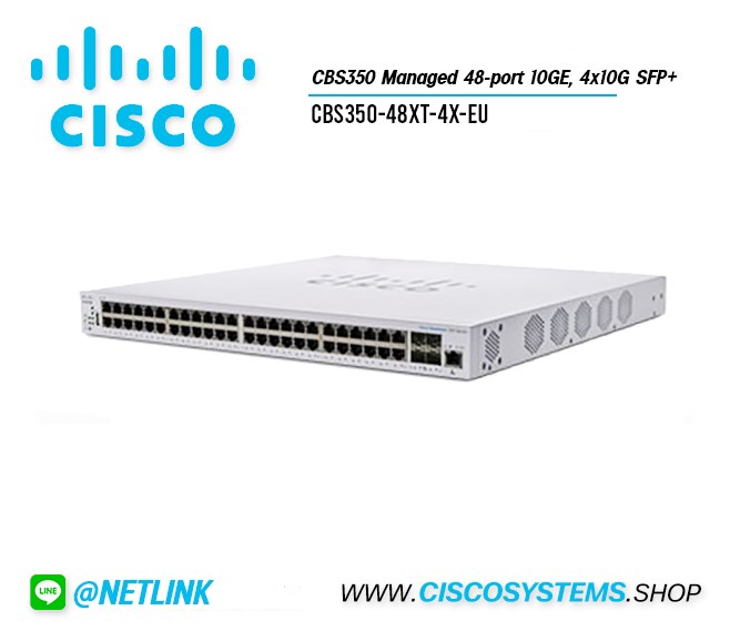 "Buy Online  Cisco CBS350 Managed 48-port 10GEI 4x10G SFP+ Networking"