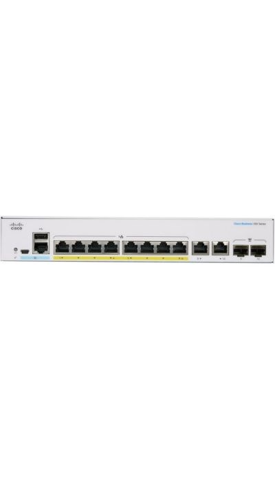"Buy Online  Cisco Business CBS3508FP2G Managed Switch | 8 Port GE | Full PoE | 2X1G Combo | Limited Lifetime Protection (CBS3508FP2G) Networking"