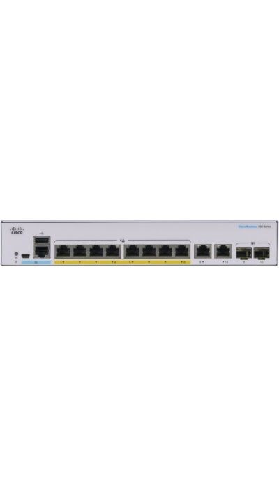 "Buy Online  Cisco Business CBS3508PE2G Managed Switch | 8 Port GE | PoE | EXt PS | 2X1G Combo | Limited Lifetime Protection (CBS3508PE2G) Networking"