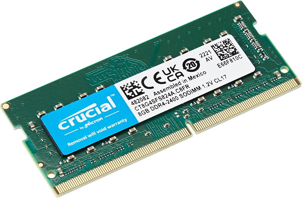 "Buy Online  Crucial Crucial 8GB DDR4-2400 SODIMM CL17 (8Gbit) Tray-CT8G4SFS824AT Peripherals"
