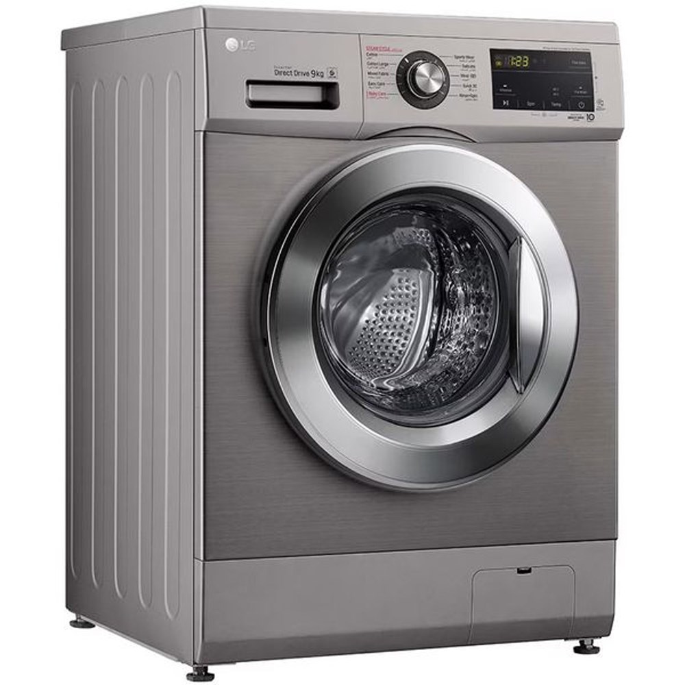 "Buy Online  LG 2023 9kg Front Load Washing Machine| Silver Home Appliances"