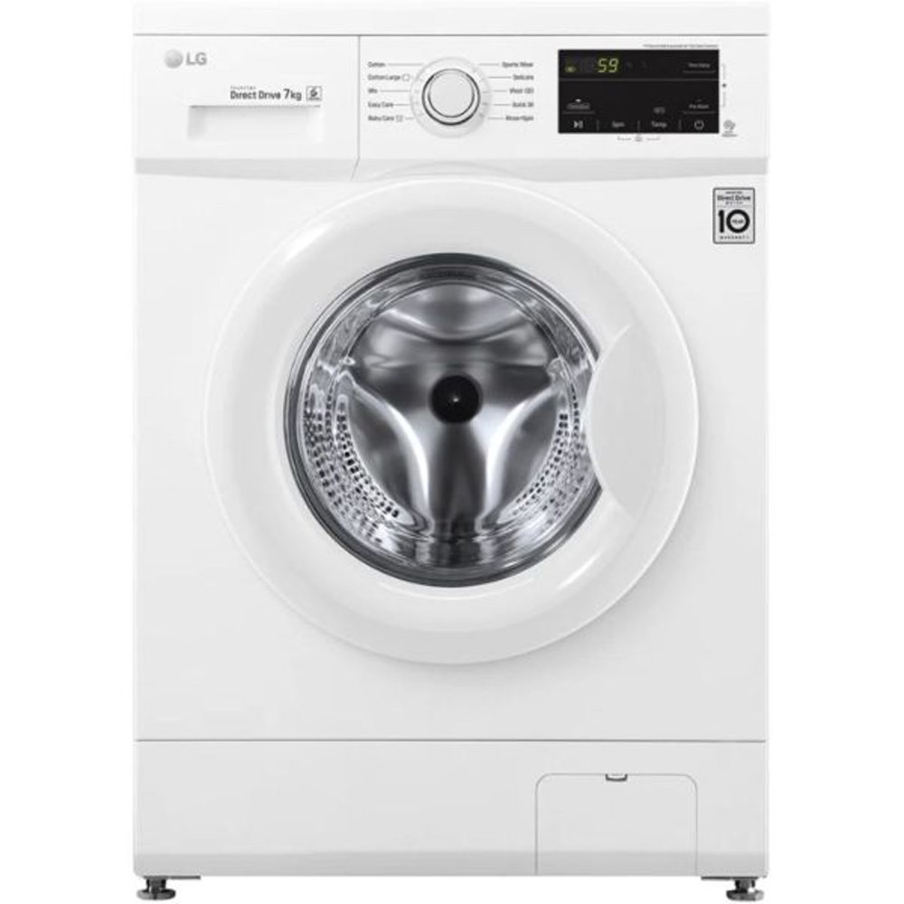 "Buy Online  LG 7kg Front Load Washer| White Home Appliances"