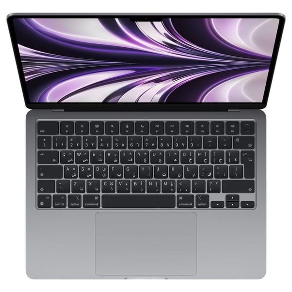 "Buy Online  Apple MacBook Air 13.6-inch (2022) M2 Chip 8GB 256GB 8-core GPU Space Grey English/ Arabic Keyboard Laptops"