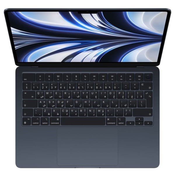 "Buy Online  Apple MacBook Air 13.6-inch (2022) M2 Chip 8GB 256GB 8-core GPU Midnight English/Arabic Keyboard Laptops"