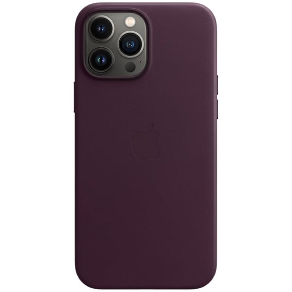 "Buy Online  iPhone 13 Pro Max Leather Case with MagSafe - Dark Cherry MM1M3ZEA Mobile Accessories"
