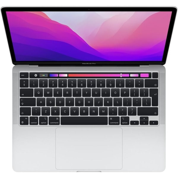 "Buy Online  Apple MacBook Pro 13.3-inch (2022) - M2 Chip 8GB 256GB 10-core GPU Silver English/Arabic Keyboard MNEP3AB/A Laptops"