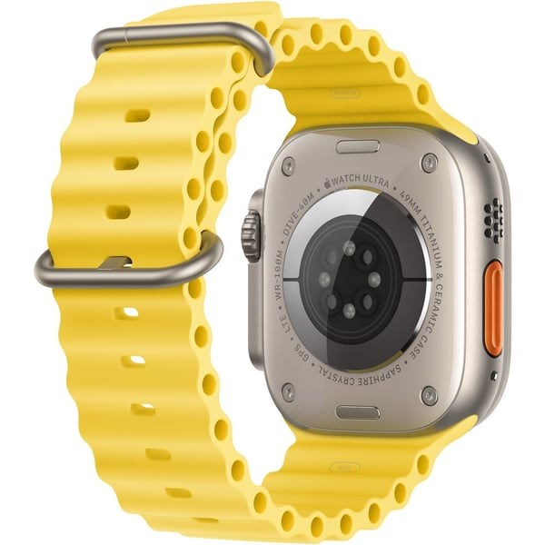 "Buy Online  Apple Watch Ultra GPS + Cellular 49mm Titanium Case with Yellow Ocean Band Watches"