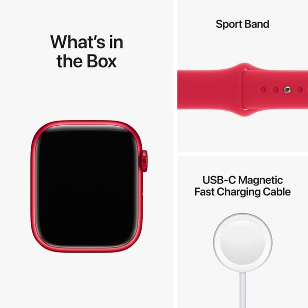 "Buy Online  Apple Watch Series 8 GPS + Cellular 41mm (PRODUCT)RED Aluminium Case with (PRODUCT)RED Sport Band - Regular Watches"