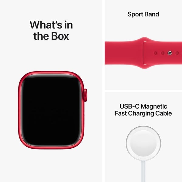 "Buy Online  Apple Watch Series 8 GPS 45mm (PRODUCT)RED Aluminium Case with (PRODUCT)RED Sport Band - Regular Watches"
