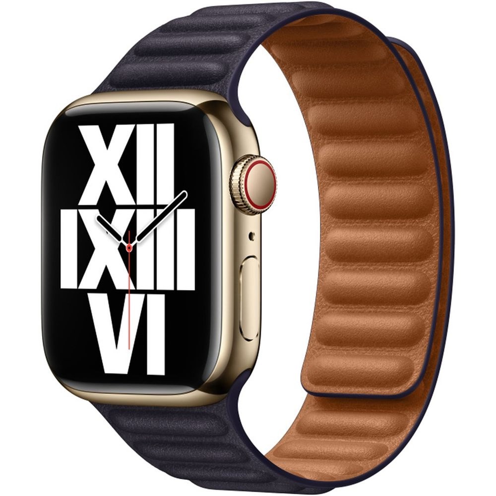 "Buy Online  Apple Leather Link 41mm S/M Ink Watches"