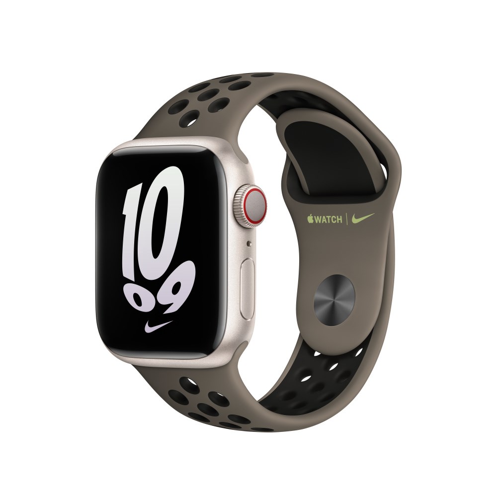 "Buy Online  41mm Olive Grey/Black Nike Sport Band Watches"