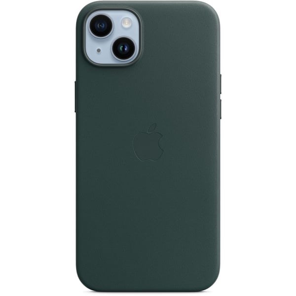 "Buy Online  iPhone 14 Plus Leather Case with MagSafe - Forest Green MPPA3ZEA Mobile Accessories"