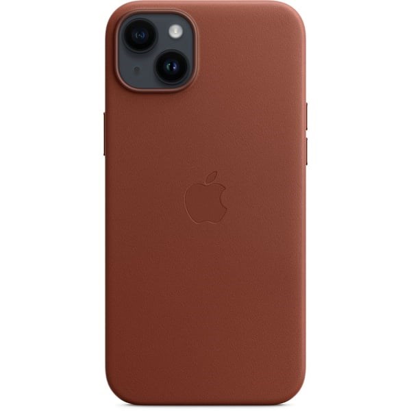 "Buy Online  iPhone 14 Plus Leather Case with MagSafe - Umber MPPD3ZEA Mobile Accessories"