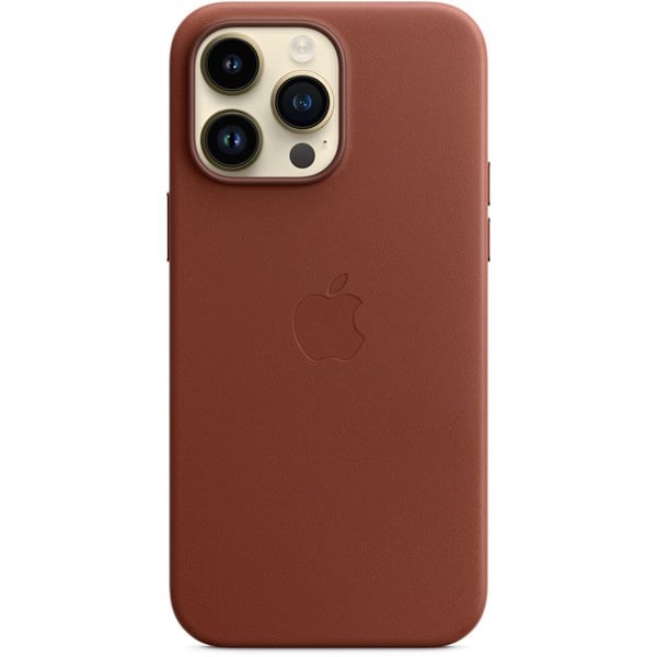 "Buy Online  iPhone 14 Pro Max Leather Case with MagSafe- Umber Mobile Accessories"