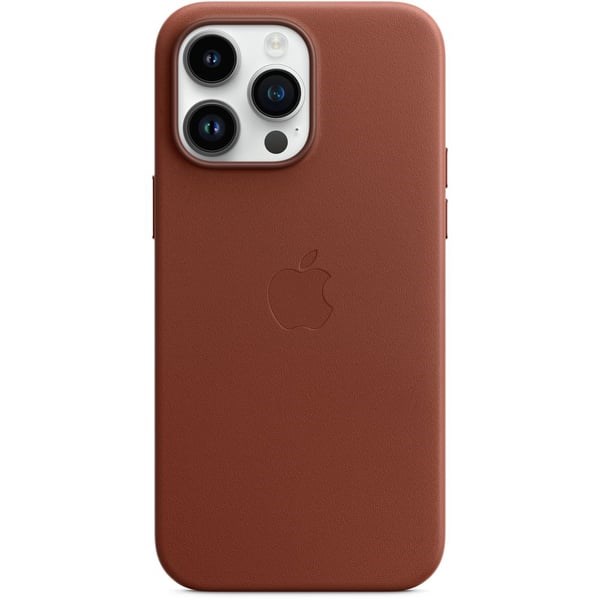 "Buy Online  iPhone 14 Pro Max Leather Case with MagSafe- Umber Mobile Accessories"