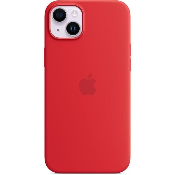 "Buy Online  iPhone 14 Plus Silicone Case with MagSafe - (PRODUCT)RED MPT63ZEA Mobile Accessories"