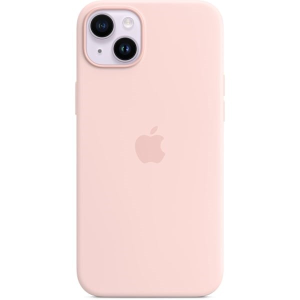 "Buy Online  iPhone 14 Plus Silicone Case with MagSafe - Chalk Pink MPT73ZEA Mobile Accessories"