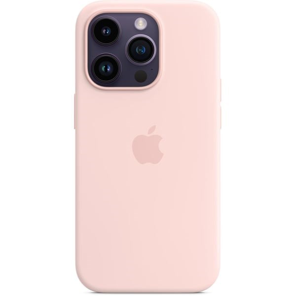 "Buy Online  iPhone 14 Pro Silicone Case with MagSafe- Chalk Pink Mobile Accessories"