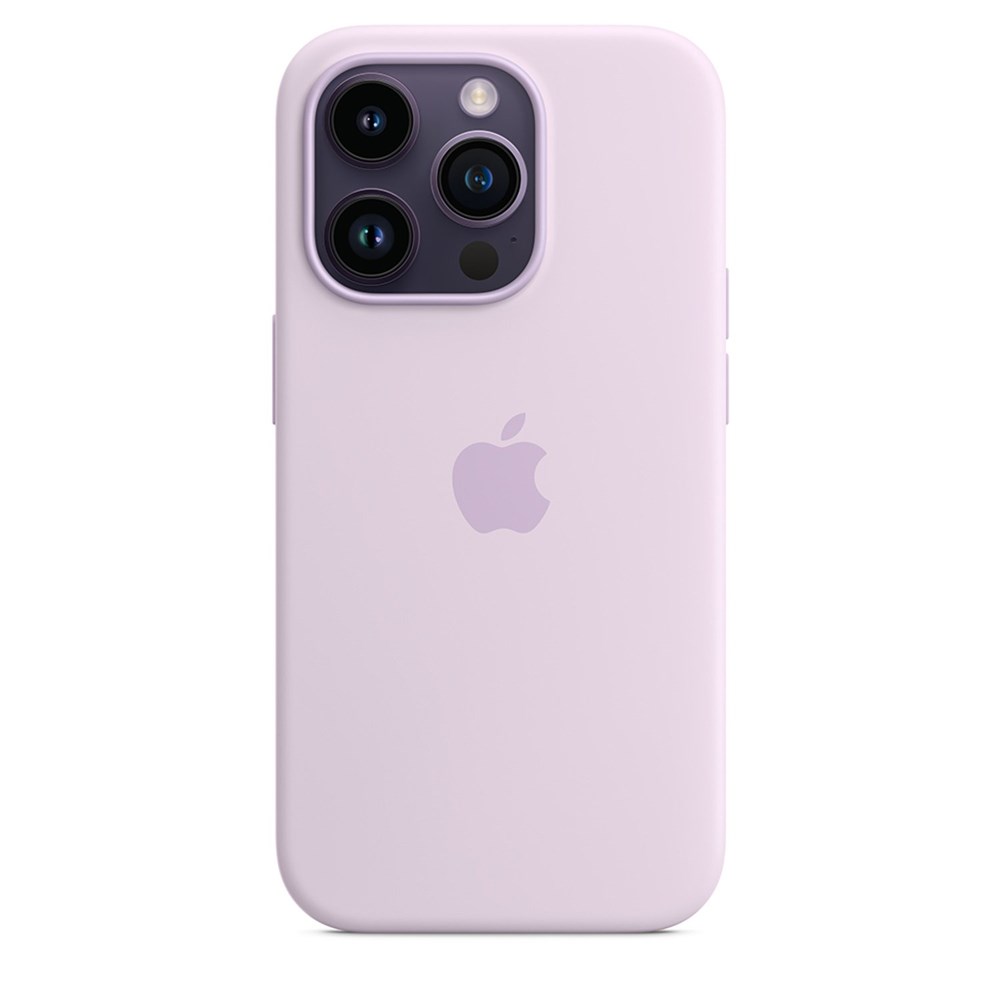 "Buy Online  Apple iPhone 14 Pro Silicone Case with MagSafe- Lilac Mobile Accessories"