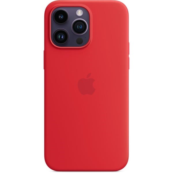 "Buy Online  iPhone 14 Pro Max Silicone Case with MagSafe- (PRODUCT)RED Mobile Accessories"