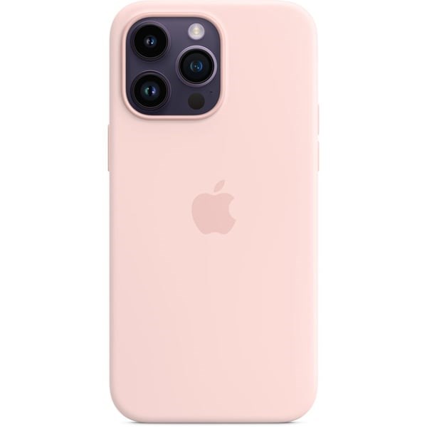 "Buy Online  iPhone 14 Pro Max Silicone Case with MagSafe- Chalk Pink Mobile Accessories"