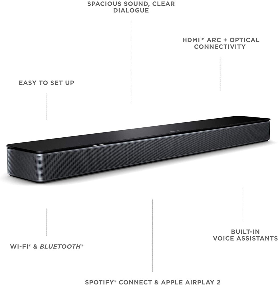 "Buy Online  Bose Smart Soundbar 300 Black Audio and Video"