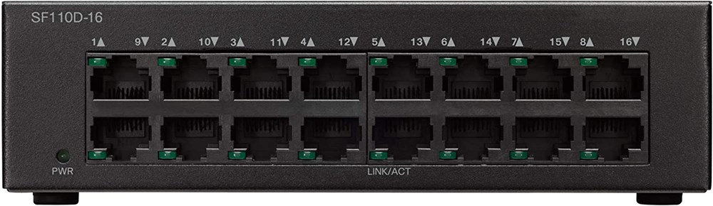 "Buy Online  Cisco SF110D-16 16-Port 10/100 Desktop Switch Networking"