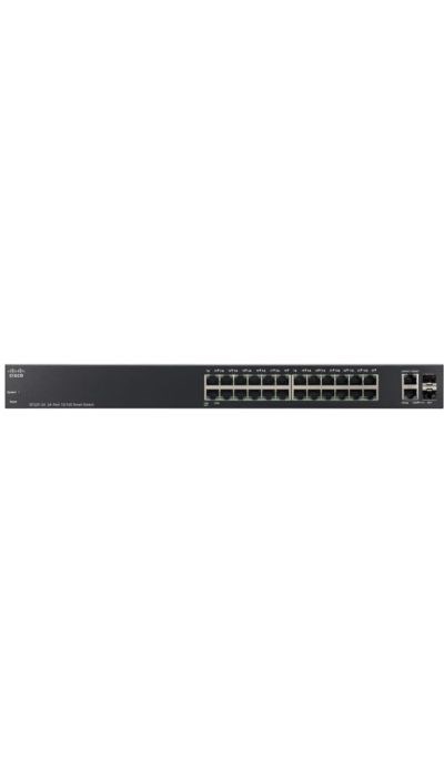 "Buy Online  Cisco SF22024 Smart Switch | 24 Fast Ethernet Ports | 2 Gigabit Ethernet (GbE) Ports | Limited Lifetime Protection (SF22024K9UK) Networking"