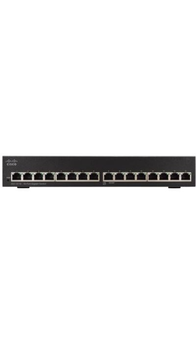 "Buy Online  Cisco SG11016 Unmanaged Switch | 16 Gigabit Ethernet (GbE) Ports | Limited Lifetime Protection (SG11016UK) Networking"