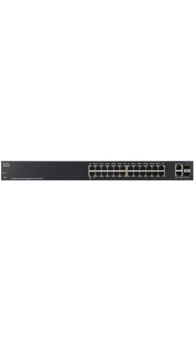"Buy Online  Cisco SG22026P Smart Switch | 26 Gigabit Ethernet (GbE) Ports | 2 Gigabit Ethernet Combo MiniGBIC SFP | 180W PoE | Limited Lifetime Protection (SG22026PK9UK) Networking"