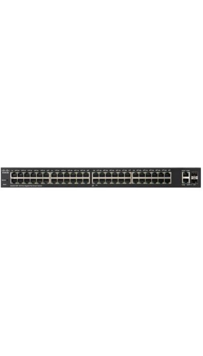 "Buy Online  Cisco SG22050P Smart Switch | 50 Gigabit Ethernet (GbE) Ports | 2 Gigabit Ethernet Combo | 375W PoE | Limited Lifetime Protection (SG22050PK9UK) Networking"