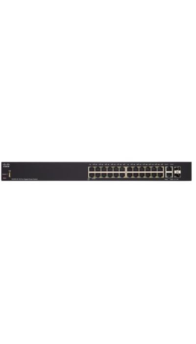 "Buy Online  Cisco SG25026P Smart Switch | 26 Gigabit Ethernet Ports | 24 Gigabit Ethernet RJ45 Ports | 2 SFP Gigabit Ethernet Combo Ports | 195W PoE | Limited Lifetime Protection (SG25026PK9UK) Networking"