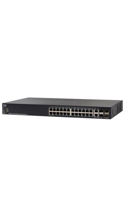 "Buy Online  Cisco SG550X24 Stackable Managed Switch | 24 Gigabit Ethernet (GbE) Ports | 2 X 10G Combo | 2 X SFP+ | L3 Dynamic Routing | Limited Lifetime Protection (SG550X24K9UK) Networking"