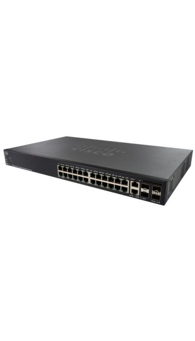 "Buy Online  Cisco SG550X24MP Stackable Managed Switch | 24 Gigabit Ethernet (GbE) Ports | 382W PoE | 2 X 10G Combo | 2 X SFP+ | L3 Dynamic Routing | Limited Lifetime Protection (SG550X24MPK9UK) Networking"