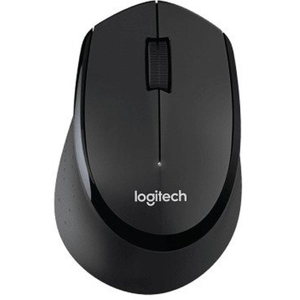 "Buy Online  Logitech MK345 Wireless Combo Full-Sized Keyboard With Palm Rest and Comfortable Right-Handed Mouse Black English/Arabic 920-010068 Peripherals"