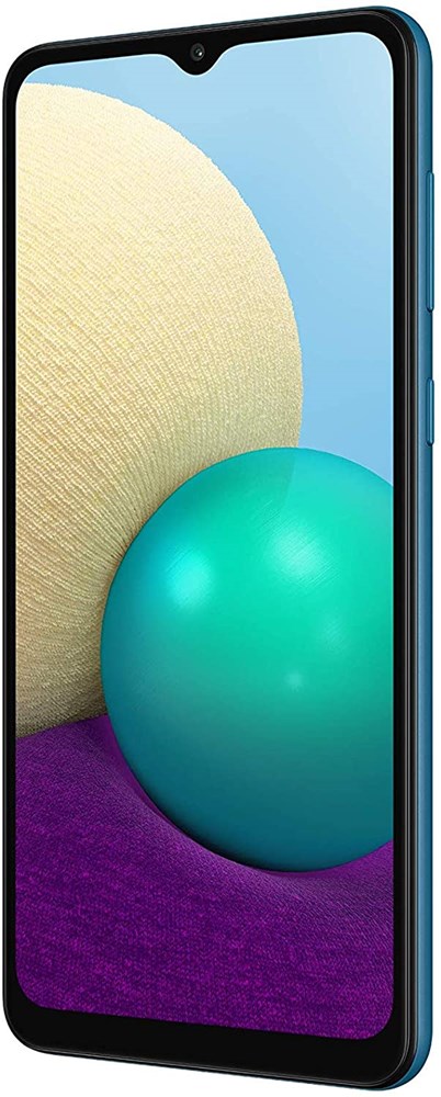 "Buy Online  Samsung Galaxy A02 Dual SIM 32GB 3GB RAM LTE (UAE Version) Blue Smart Phones"