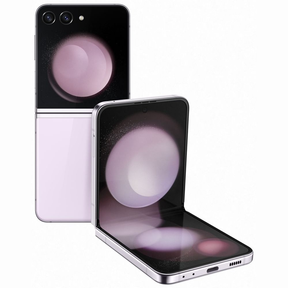 "Buy Online  Samsung Galaxy Z Flip5 5G 512GB Lavender Smartphone-Middle East Version Smart Phones"