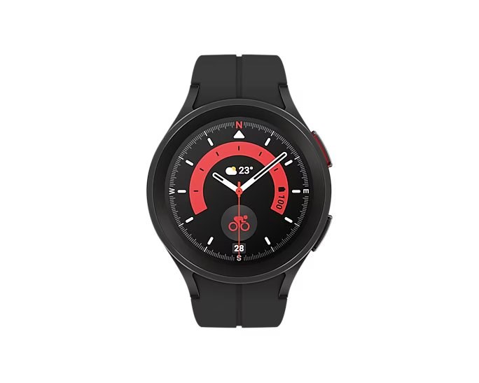 "Buy Online  Samsung Galaxy Watch 5 Pro 45mm Black Titanium Watches"