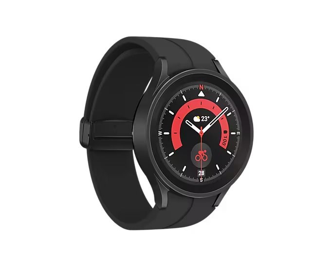 "Buy Online  Samsung Galaxy Watch 5 Pro 45mm Black Titanium Watches"