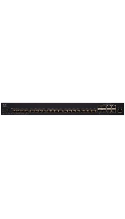 "Buy Online  Cisco SX350X24 Stackable Managed Switch | 24 Ports 10 Gigabit Ethernet (GbE) | 20 Ports 10GBaseT | 4 X 10G Combo SFP+ | Limited Lifetime Protection (SX350X24K9UK) Networking"