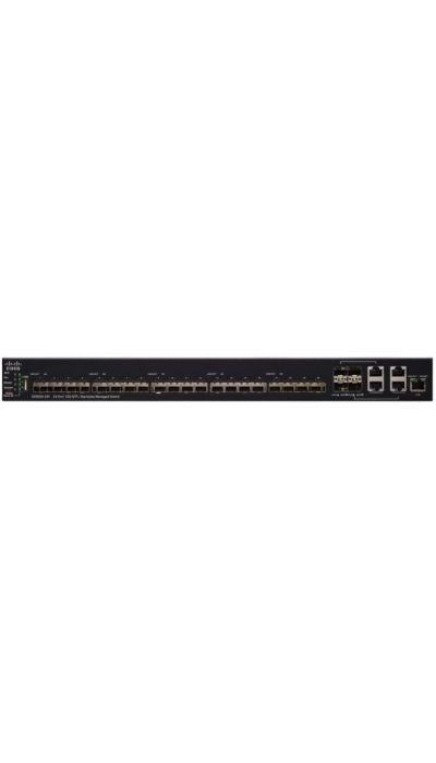 "Buy Online  Cisco SX550X24F Stackable Managed Switch | 24 Ports 10 Gigabit Ethernet (GbE) | 20 Slots SFP+ | 4 X 10G Combo SFP+ | L3 Dynamic Routing | Limited Lifetime Protection (SX550X24FK9UK) Networking"