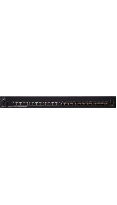 "Buy Online  Cisco SX550X24FT Stackable Managed Switch | 24 Ports 10 Gigabit | 12 Ports 10GBaseT | 12 SFP+ Slots | L3 Dynamic Routing | Limited Lifetime Protection (SX550X24FTK9UK) Networking"