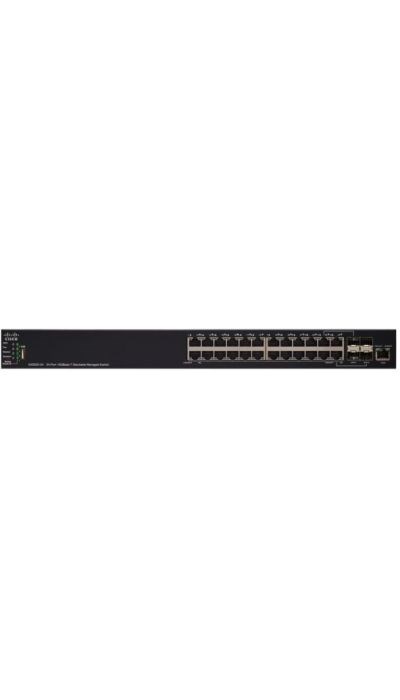 "Buy Online  Cisco SX550X24 Stackable Managed Switch | 24 Ports 10 Gigabit Ethernet (GbE) | 20 Ports 10GBaseT | 4 X 10G Combo SFP+ | L3 Dynamic Routing | Limited Lifetime Protection (SX550X24K9UK) Networking"