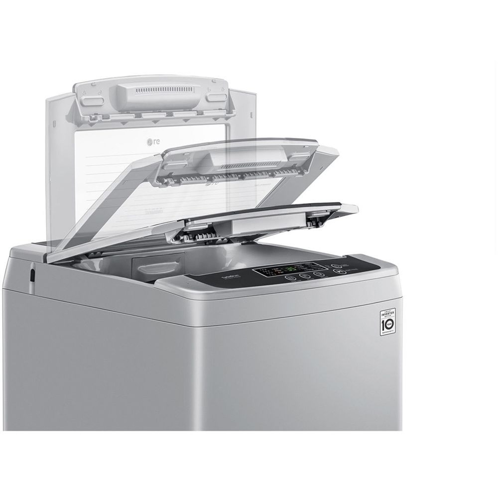 "Buy Online  LG 7.5kg Top Load Washer| Smart Inverter| Silver Home Appliances"