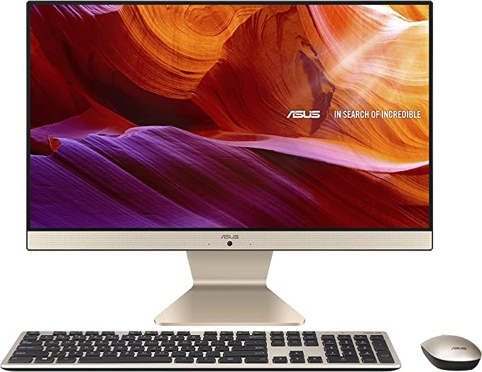 "Buy Online  Asus Vivo V222FAK-BA121D All In One PC i5-10210U/4GB/1TB HDD/21.5 Inch FHD Anti-Glare/Endless/Black/Wireless Keyboard and Wireless Mouse Desktops"