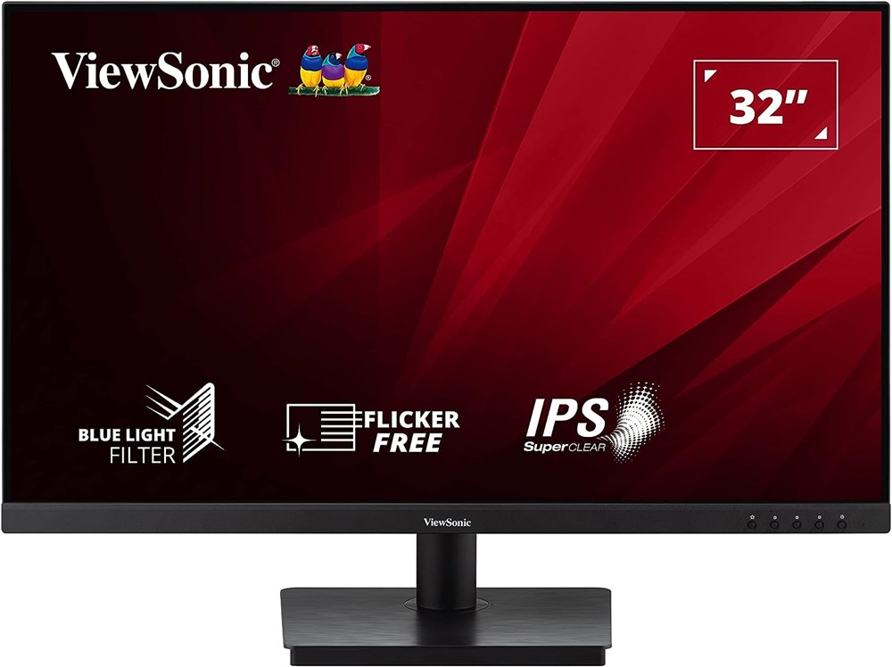 "Buy Online  VIEWSONIC VA3209-MH 31.5 Inch Full HD IPS Monitor with VGA| HDMI| and Dual 2.5W Speakers Display"