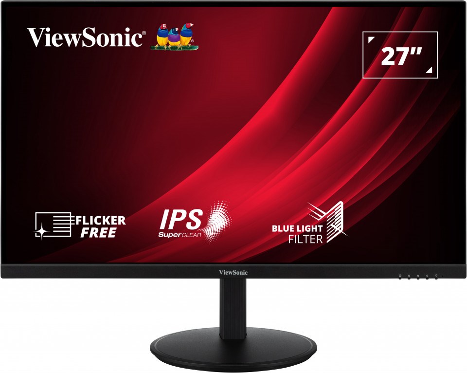 "Buy Online  VIEWSONIC VG2709-2K-MHDU 27 Inch QHD IPS Monitor with USB-C| 65W| 2x 2.5W Speakers| and Adjustable Stand Display"