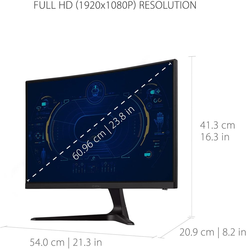 "Buy Online  VIEWSONIC VX2418C 23.5 Inch Curved LCD Monitor| 144Hz| 1920x1080| 2x HDMI| 1x DP| Speaker Display"