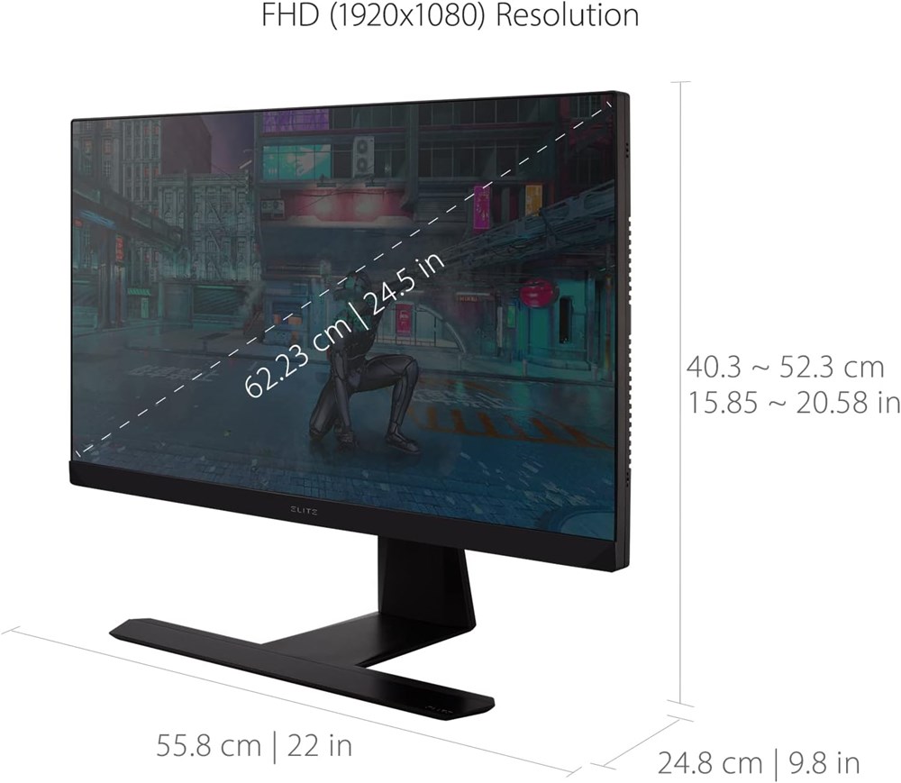 "Buy Online  VIEWSONIC XG251G  24.5 Inch FHD IPS 360Hz| 99% sRGB| G-Sync R4| HDR400 Elite Gaming Display"